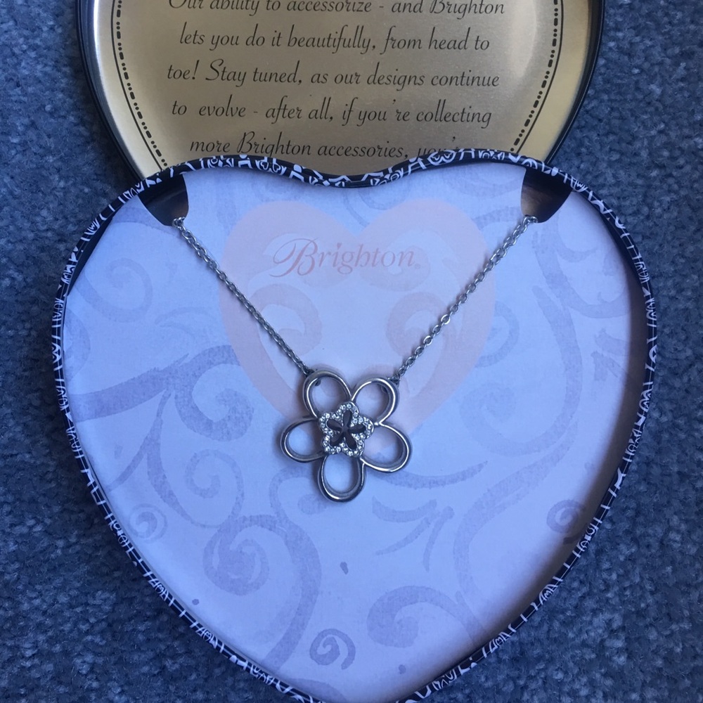 Brighton Infinity flower necklace